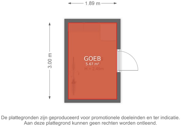 Plattegrond - J.I. Sandersestraat 70B, 4388 EG Oost-Souburg - Berging - markings.jpg